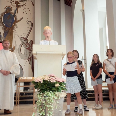 Jost, Marta, Leni, Anneke, Theresa und Clara
