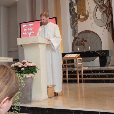Sebastian Grave aus dem Pastoralteam der Maria K&ouml;nigin Gemeinde