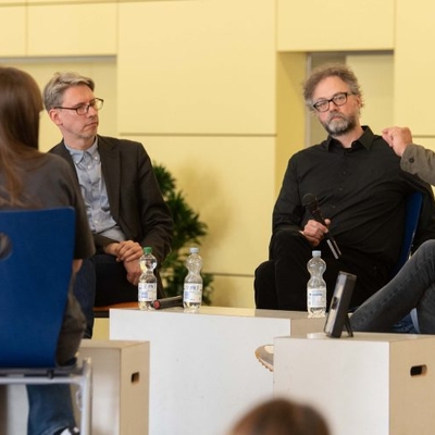 Brachten Ihre Erfahrung und Wissen ein in eine interessante, anregende und informative Veranstaltung (v.l.): Markus Hardt, Sebastian Weitkamp, Christoph Rass und Marko Schnitker.