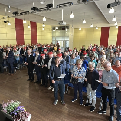 Vor der Generalversammlung &ndash; das Gedenken an die verstorbenen Georgianer